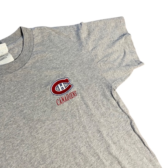 NHL Montreal Canadiens Embroidered Short Sleeve Tee - Picture 5 of 6